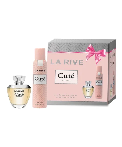 KIT LA RIVE CUTE WOMAN EDP 100ML + DEO 150ML