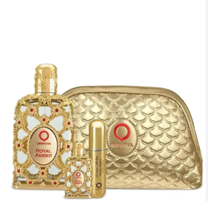 KIT LUXURY ROYAL AMBER 80ML+7,5ML + NEC+AT