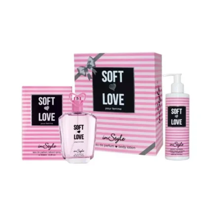 IN STYLE KIT SOFT LOVE  PERFUME EDP 100 ML LOCAO HIDRATANTE 250 ML
